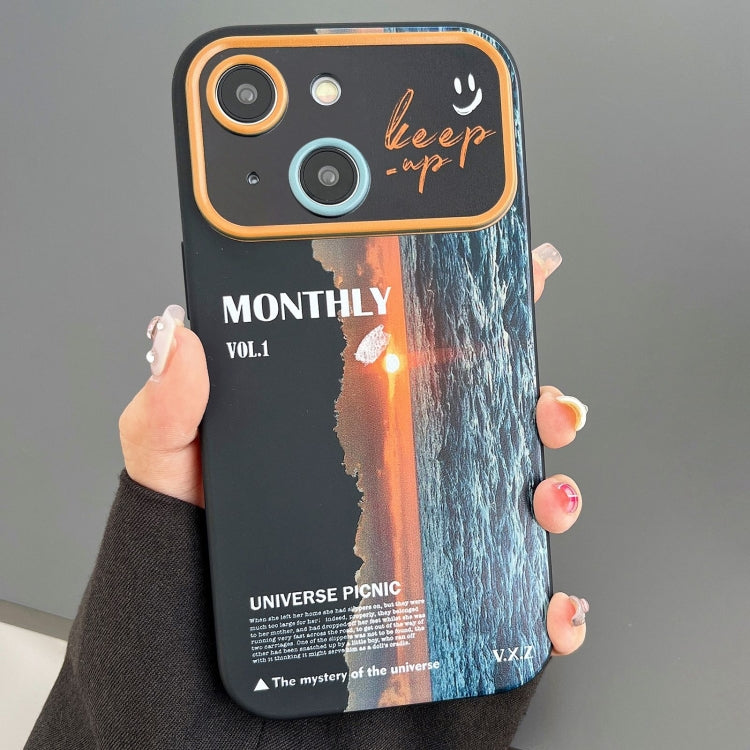 Scenery Pattern Large Window TPU Phone Case, For iPhone 15 Pro Max, For iPhone 15 Pro, For iPhone 15, For iPhone 14 Plus, For iPhone 14