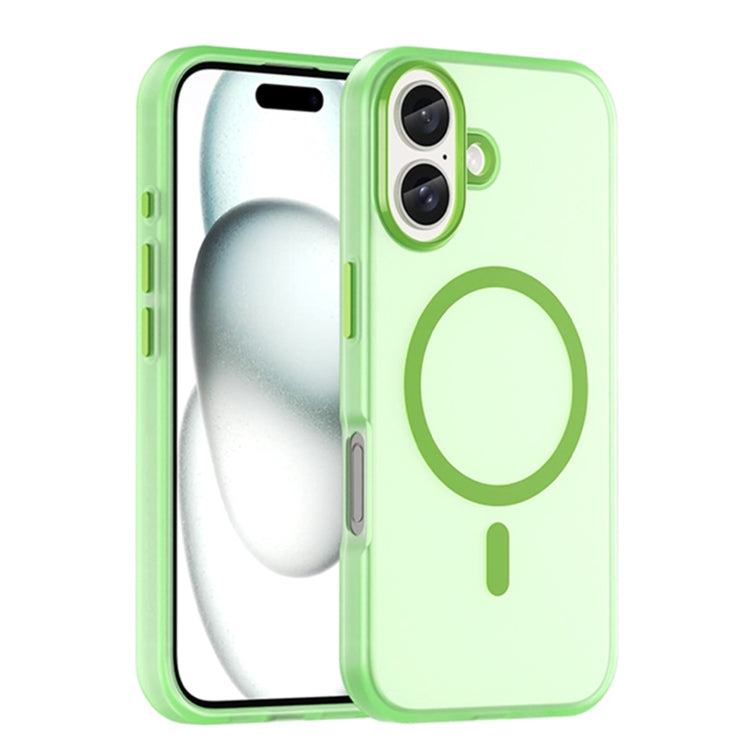 MagSafe Frosted Translucent TPU + PC Full Coverage Phone Case, For iPhone 16, For iPhone 15 Pro Max