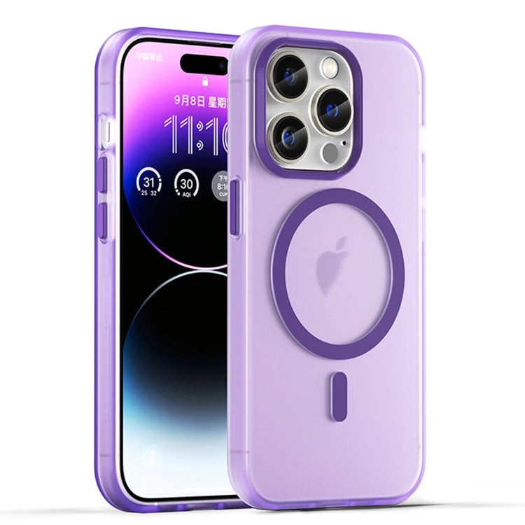 MagSafe Frosted Translucent TPU + PC Full Coverage Phone Case, For iPhone 16, For iPhone 15 Pro Max