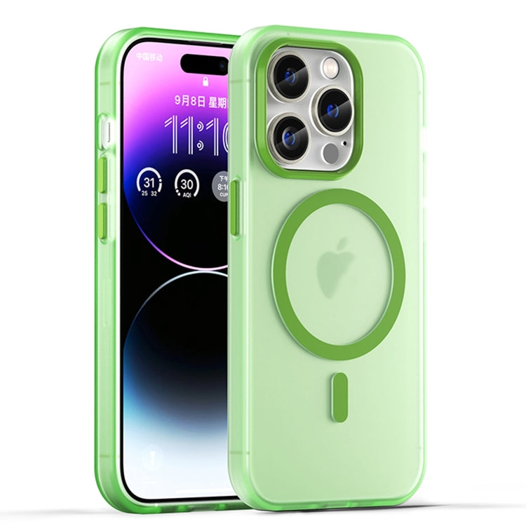 MagSafe Frosted Translucent TPU + PC Full Coverage Phone Case, For iPhone 16, For iPhone 15 Pro Max