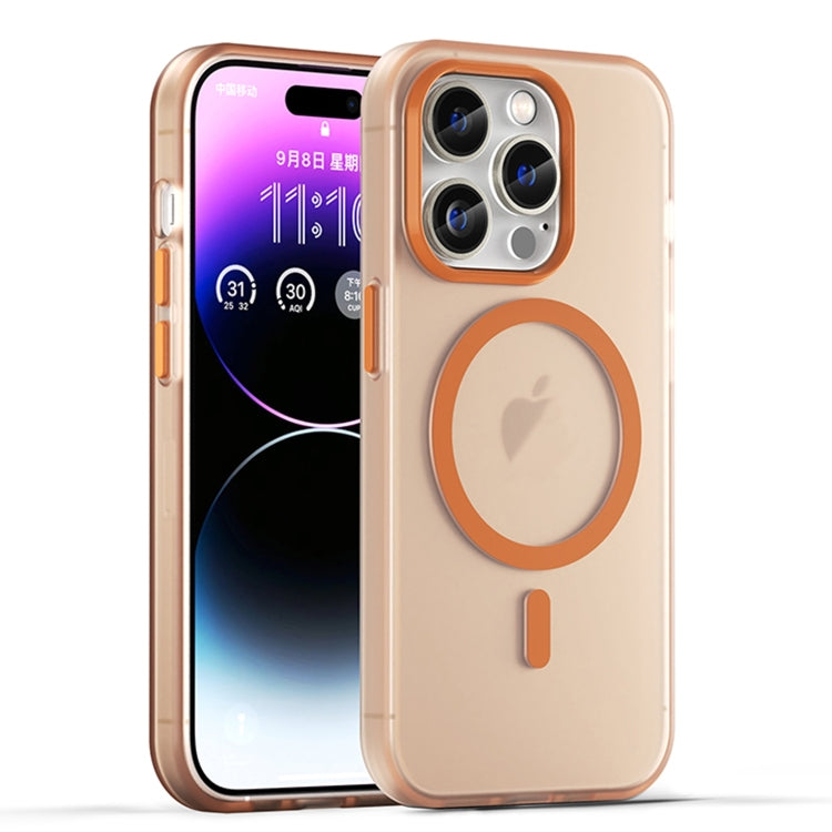 MagSafe Frosted Translucent TPU + PC Full Coverage Phone Case, For iPhone 16, For iPhone 15 Pro Max