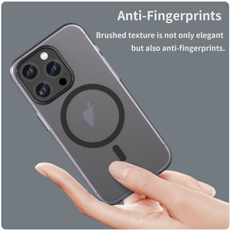 MagSafe Frosted Translucent TPU + PC Full Coverage Phone Case, For iPhone 16, For iPhone 15 Pro Max