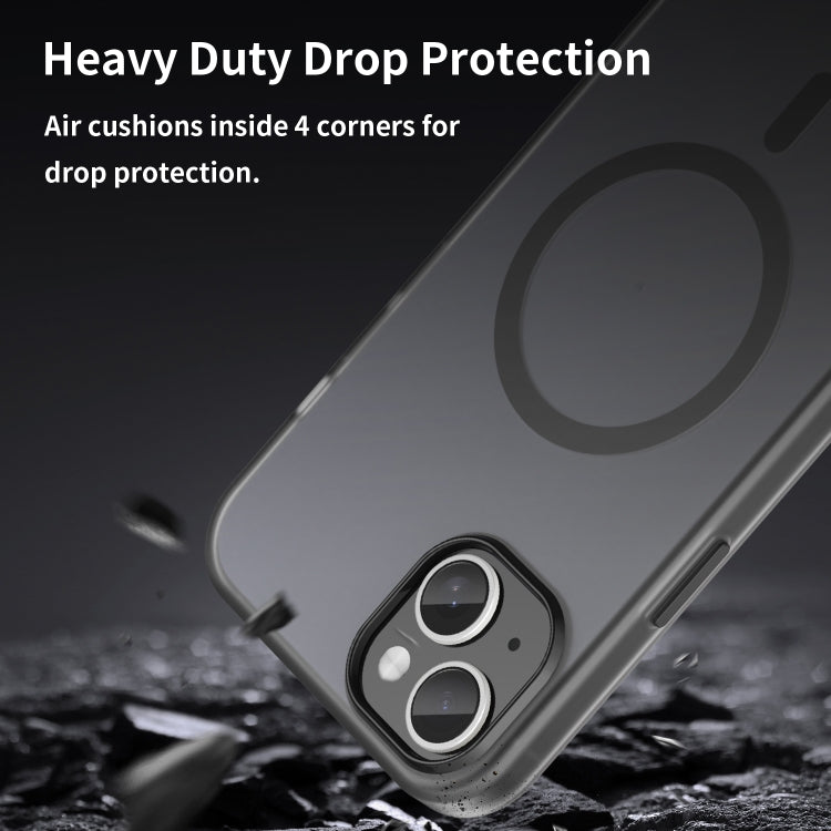 MagSafe Frosted Translucent TPU + PC Full Coverage Phone Case, For iPhone 14, For iPhone 14 Pro