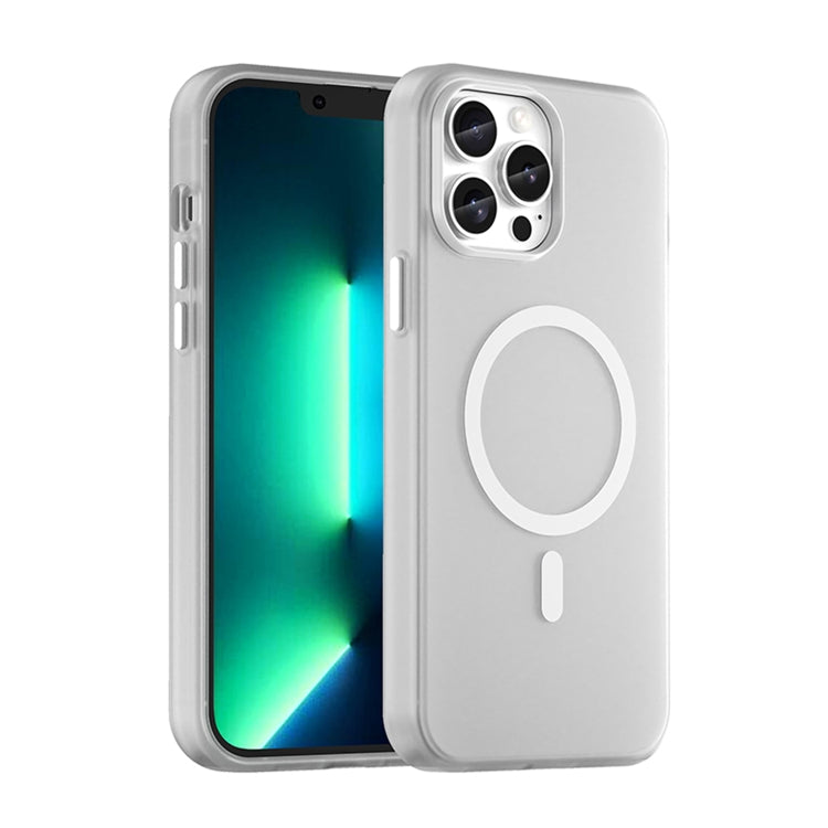 MagSafe Frosted Translucent TPU + PC Full Coverage Phone Case, For iPhone 12 Pro Max, For iPhone 12 Pro