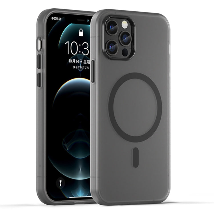 MagSafe Frosted Translucent TPU + PC Full Coverage Phone Case, For iPhone 12 Pro Max, For iPhone 12 Pro