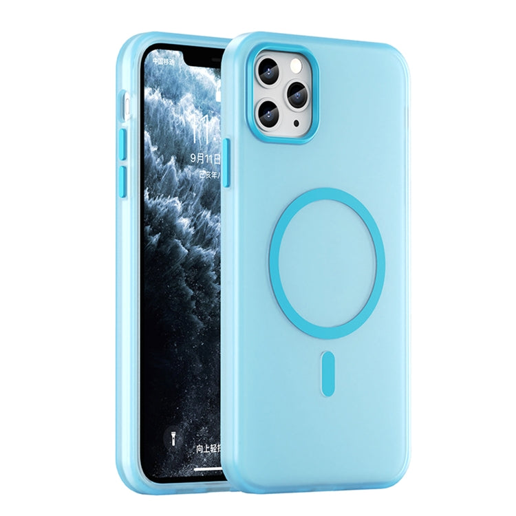 MagSafe Frosted Translucent TPU + PC Full Coverage Phone Case, For iPhone 11 Pro Max, For iPhone 11