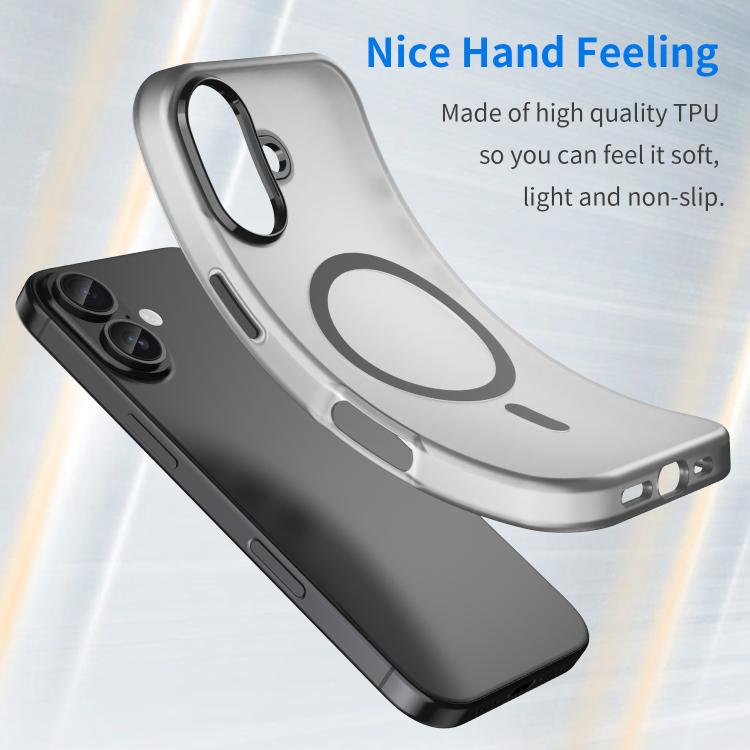 MagSafe Frosted Translucent TPU + PC Full Coverage Phone Case