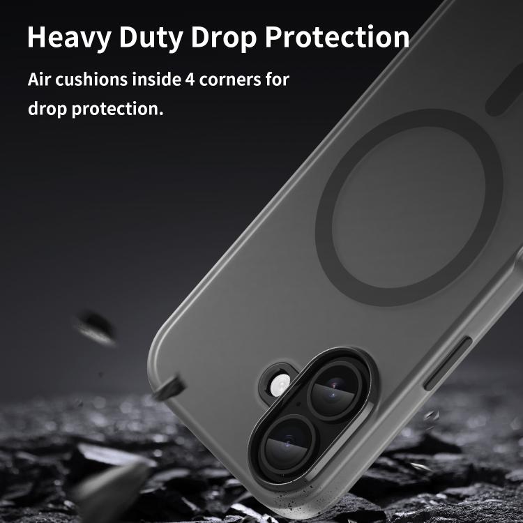 MagSafe Frosted Translucent TPU + PC Full Coverage Phone Case