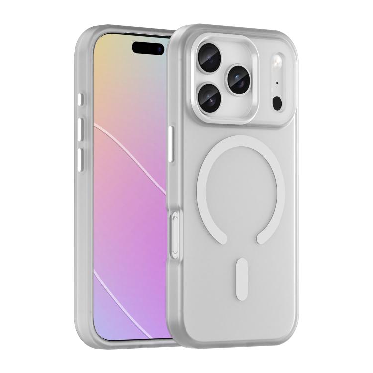MagSafe Frosted Translucent TPU + PC Full Coverage Phone Case, For iPhone 17e / 16e, For iPhone 17 Pro Max, For iPhone 17 Pro