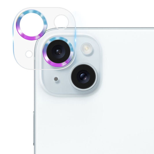 Tempered Glass CD Texture Back Camera Film, For iPhone 15 Plus / 15