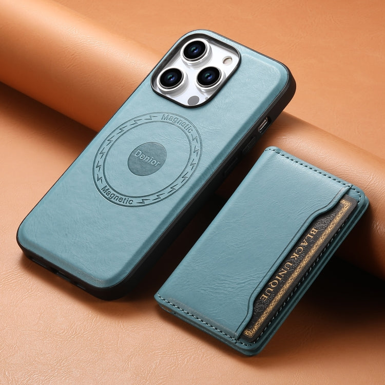 Denior Cowhide Texture Leather MagSafe Detachable Wallet Phone Case, For iPhone 15 Plus, For iPhone 15, For iPhone 14 Plus, For iPhone 14, For iPhone 14 Pro, For iPhone 14 Pro Max
