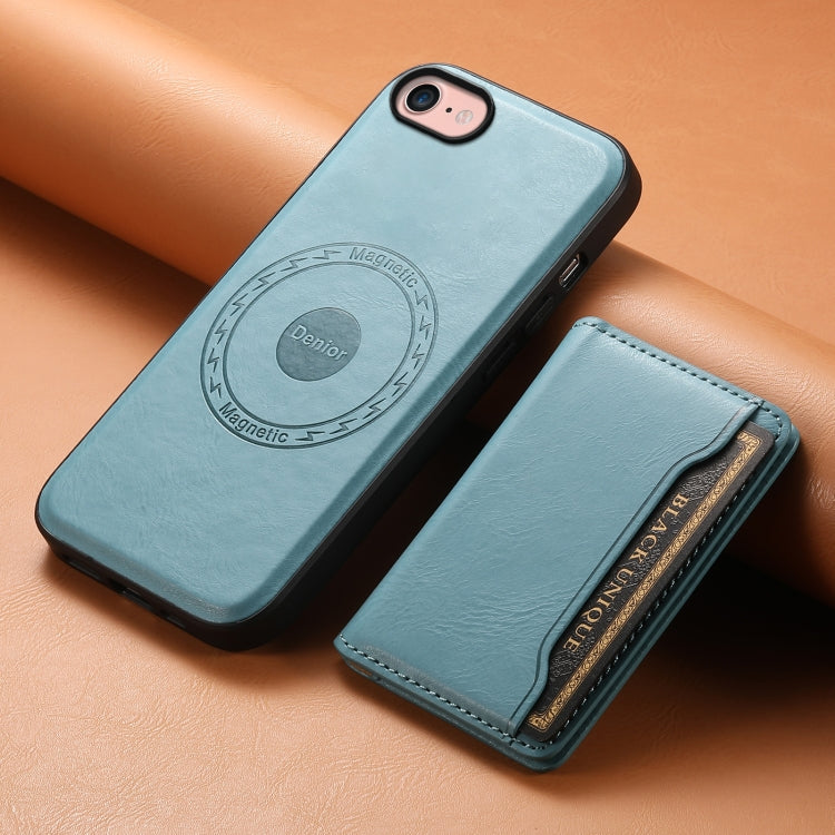 Denior Cowhide Texture Leather MagSafe Detachable Wallet Phone Case, For iPhone SE 2022/2020/8/7, For iPhone 13 Pro Max, For iPhone 13 Pro, For iPhone 13, For iPhone 12, For iPhone 12 Pro Max
