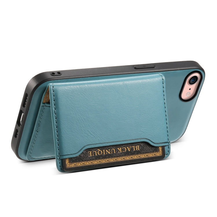 Denior Cowhide Texture Leather MagSafe Detachable Wallet Phone Case, For iPhone SE 2022/2020/8/7, For iPhone 13 Pro Max, For iPhone 13 Pro, For iPhone 13, For iPhone 12, For iPhone 12 Pro Max