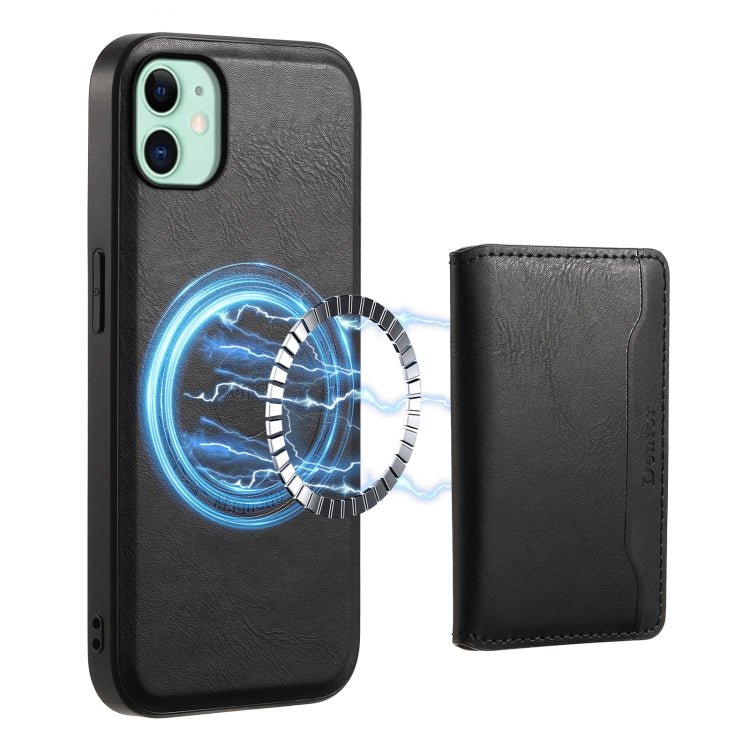Denior Cowhide Texture Leather MagSafe Detachable Wallet Phone Case, For iPhone 12 Pro, For iPhone 11 Pro Max, For iPhone 11, For iPhone 11 Pro, For iPhone X / XS, For iPhone XR