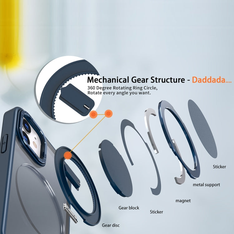 360-degree Rotating MagSafe Magnetic Holder Phone Case, For iPhone 11, For iPhone 11 Pro