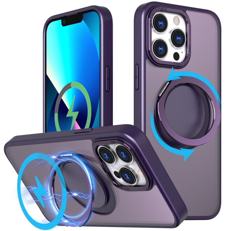 360-degree Rotating MagSafe Magnetic Holder Phone Case, For iPhone 14 Pro, For iPhone 14 Pro Max, For iPhone 13 Pro Max, For iPhone 13 Pro, For iPhone 13