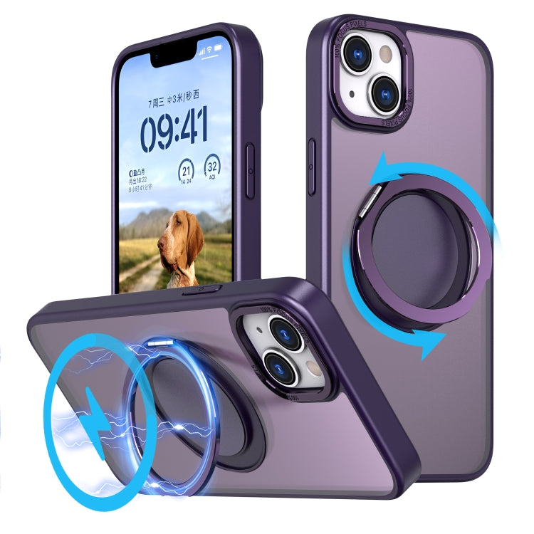 360-degree Rotating MagSafe Magnetic Holder Phone Case, For iPhone 15 Pro Max, For iPhone 15 Pro, For iPhone 15 Plus, For iPhone 15, For iPhone 14 Plus, For iPhone 14