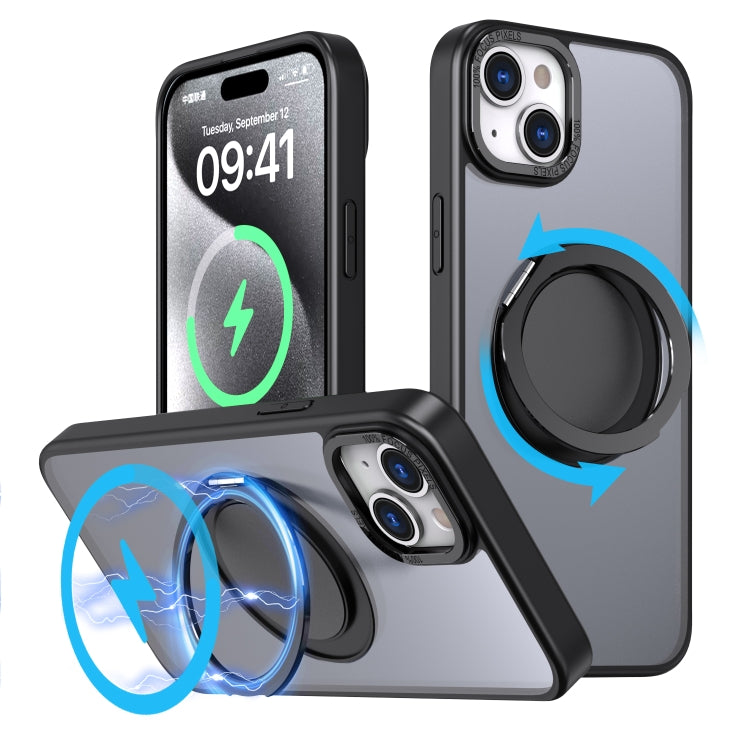 360-degree Rotating MagSafe Magnetic Holder Phone Case, For iPhone 15 Pro Max, For iPhone 15 Pro, For iPhone 15 Plus, For iPhone 15, For iPhone 14 Plus, For iPhone 14