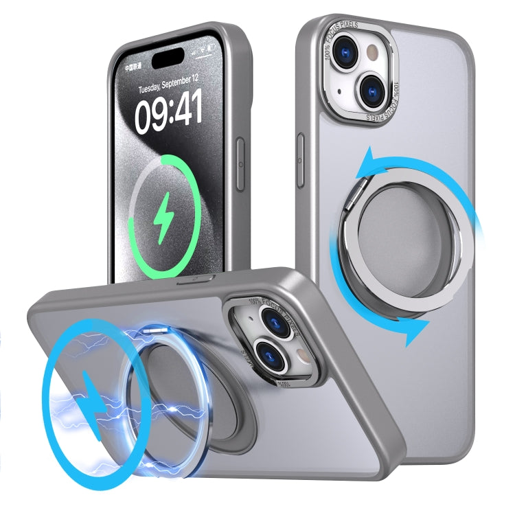 360-degree Rotating MagSafe Magnetic Holder Phone Case, For iPhone 15 Pro Max, For iPhone 15 Pro, For iPhone 15 Plus, For iPhone 15, For iPhone 14 Plus, For iPhone 14