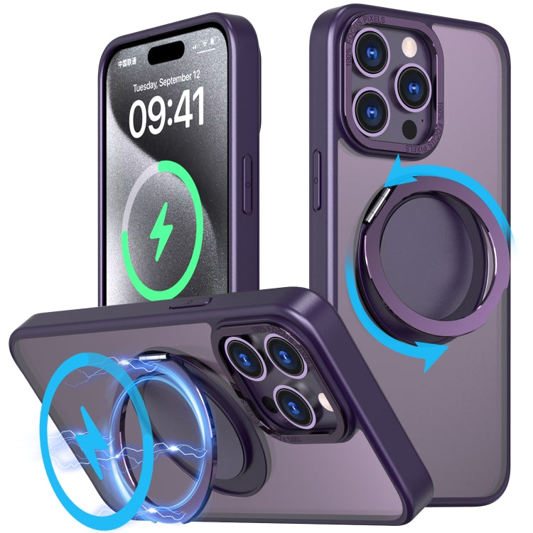 360-degree Rotating MagSafe Magnetic Holder Phone Case, For iPhone 15 Pro Max, For iPhone 15 Pro, For iPhone 15 Plus, For iPhone 15, For iPhone 14 Plus, For iPhone 14