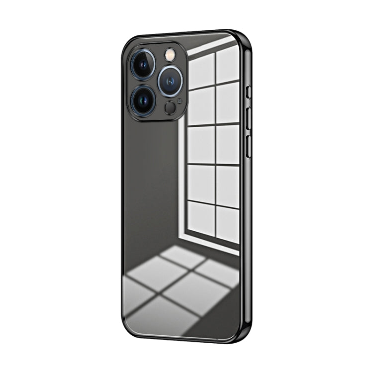 Transparent Plating Fine Hole Phone Case, For iPhone 13 Pro Max, For iPhone 13 Pro, For iPhone 13