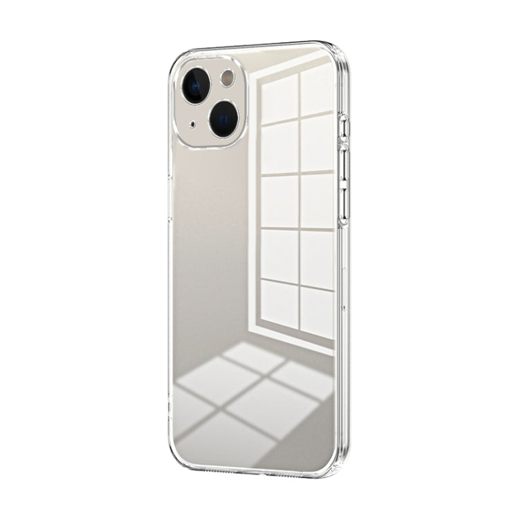 Transparent Plating Fine Hole Phone Case, For iPhone 13 Pro Max, For iPhone 13 Pro, For iPhone 13