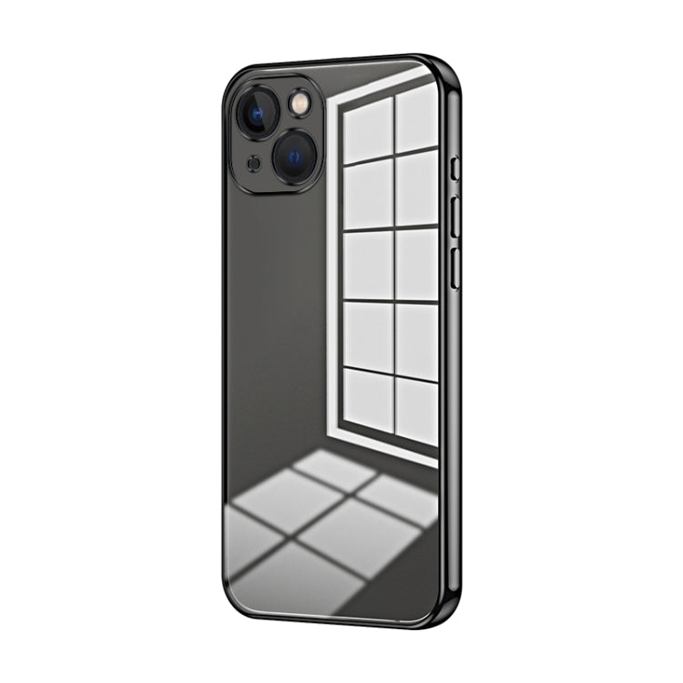 Transparent Plating Fine Hole Phone Case, For iPhone 13 Pro Max, For iPhone 13 Pro, For iPhone 13