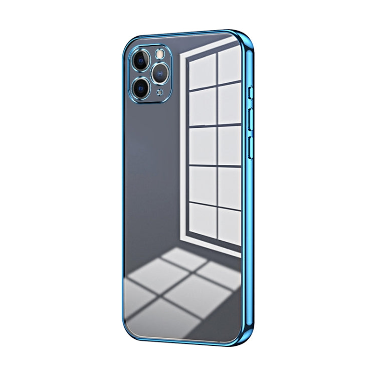 Transparent Plating Fine Hole Phone Case, For iPhone 11 Pro Max, For iPhone 11, For iPhone 11 Pro