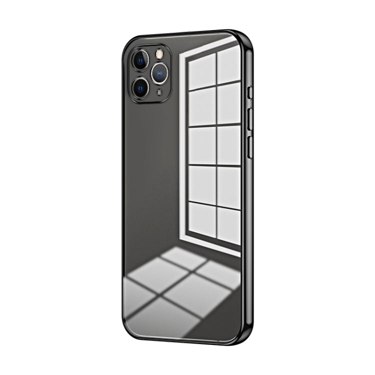 Transparent Plating Fine Hole Phone Case, For iPhone 11 Pro Max, For iPhone 11, For iPhone 11 Pro