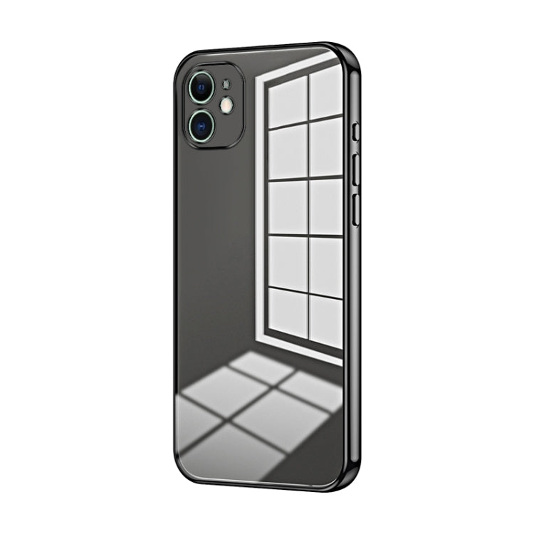 Transparent Plating Fine Hole Phone Case, For iPhone 11 Pro Max, For iPhone 11, For iPhone 11 Pro