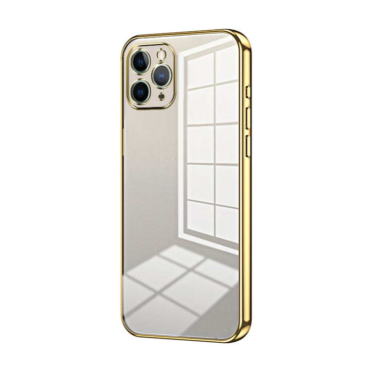 Transparent Plating Fine Hole Phone Case, For iPhone 11 Pro Max, For iPhone 11, For iPhone 11 Pro