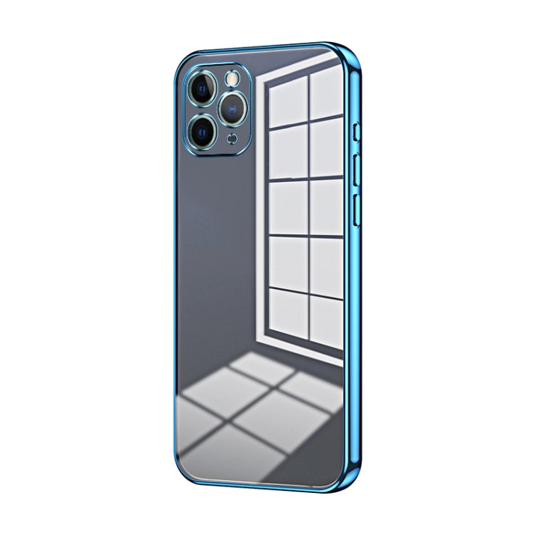 Transparent Plating Fine Hole Phone Case, For iPhone 11 Pro Max, For iPhone 11, For iPhone 11 Pro