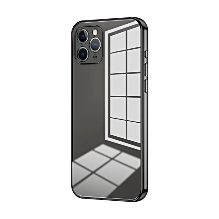 Transparent Plating Fine Hole Phone Case, For iPhone 11 Pro Max, For iPhone 11, For iPhone 11 Pro