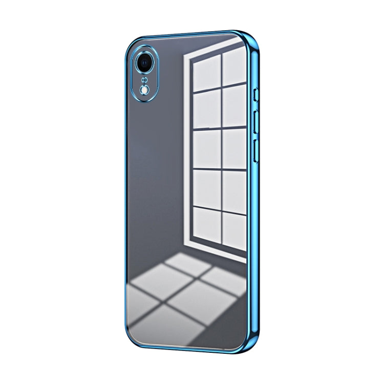 Transparent Plating Fine Hole Phone Case, For iPhone X / XS, For iPhone XR, For iPhone XS Max