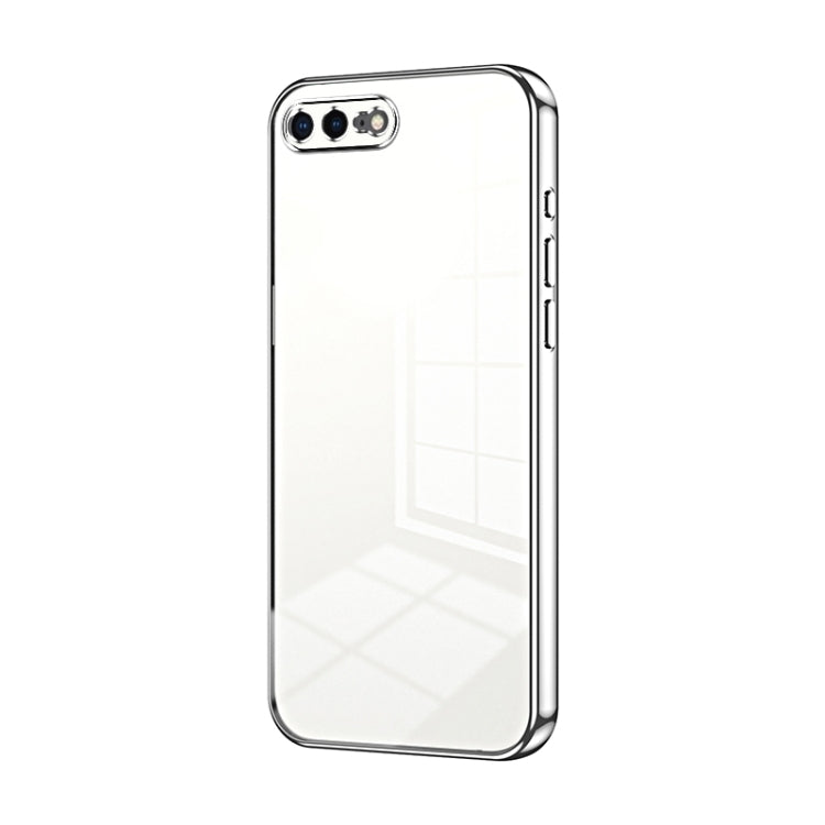 Transparent Plating Fine Hole Phone Case, For iPhone 8 Plus / 7 Plus