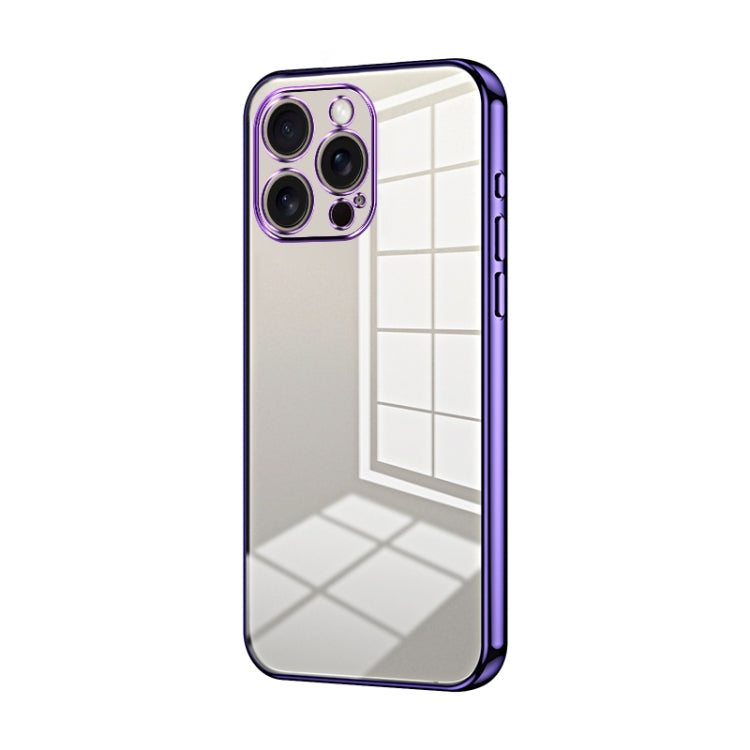 Transparent Plating Fine Hole Phone Case, For iPhone Air, For iPhone 16e, For iPhone 16 Pro Max