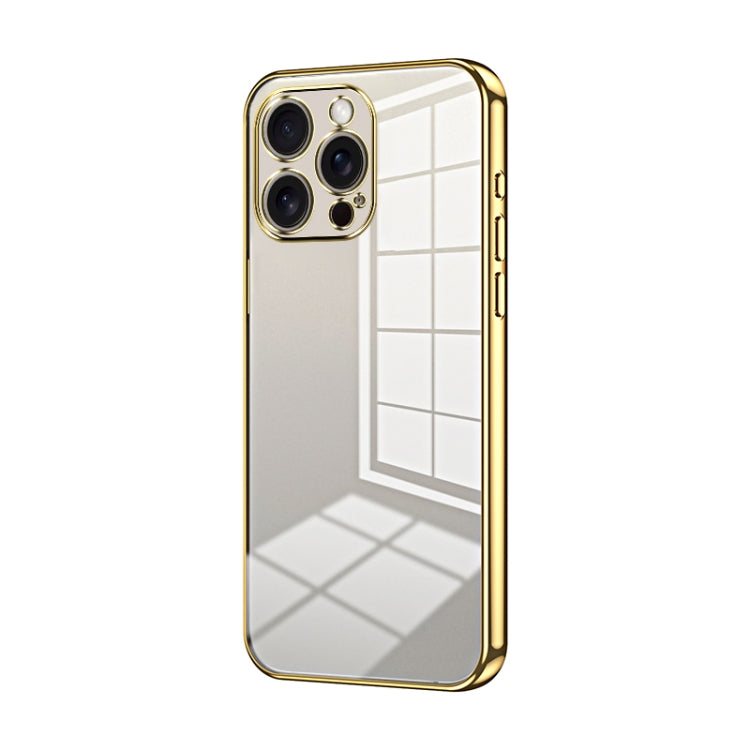 Transparent Plating Fine Hole Phone Case, For iPhone Air, For iPhone 16e, For iPhone 16 Pro Max