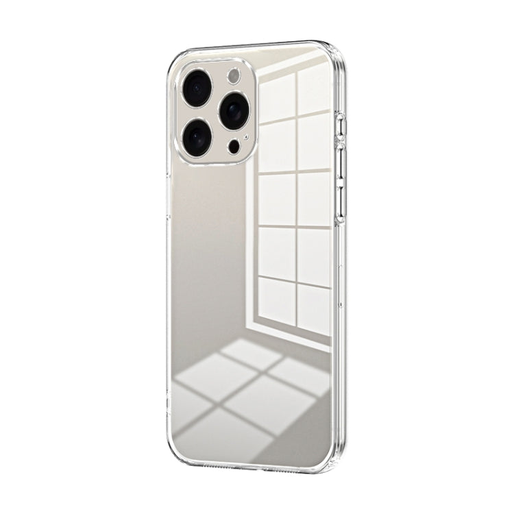 Transparent Plating Fine Hole Phone Case, For iPhone Air, For iPhone 16e, For iPhone 16 Pro Max