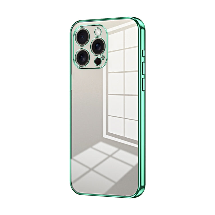 Transparent Plating Fine Hole Phone Case, For iPhone Air, For iPhone 16e, For iPhone 16 Pro Max