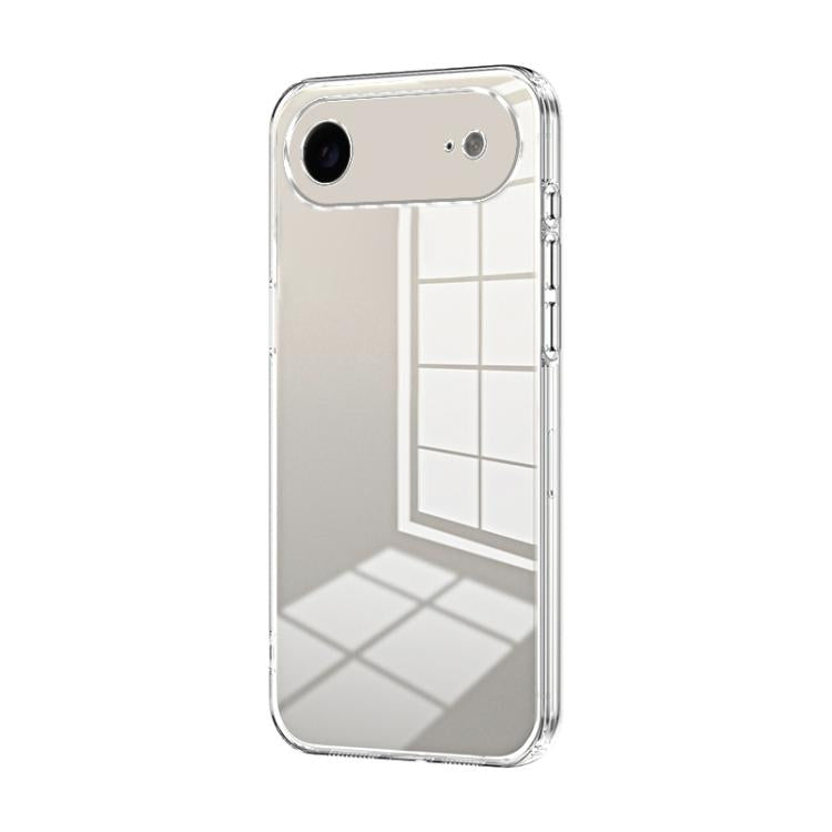 Transparent Plating Fine Hole Phone Case, For iPhone Air, For iPhone 16e, For iPhone 16 Pro Max