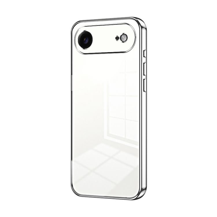 Transparent Plating Fine Hole Phone Case, For iPhone Air, For iPhone 16e, For iPhone 16 Pro Max