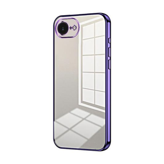 Transparent Plating Fine Hole Phone Case, For iPhone 17e / 16e, For iPhone 17 Pro Max, For iPhone 17 Pro