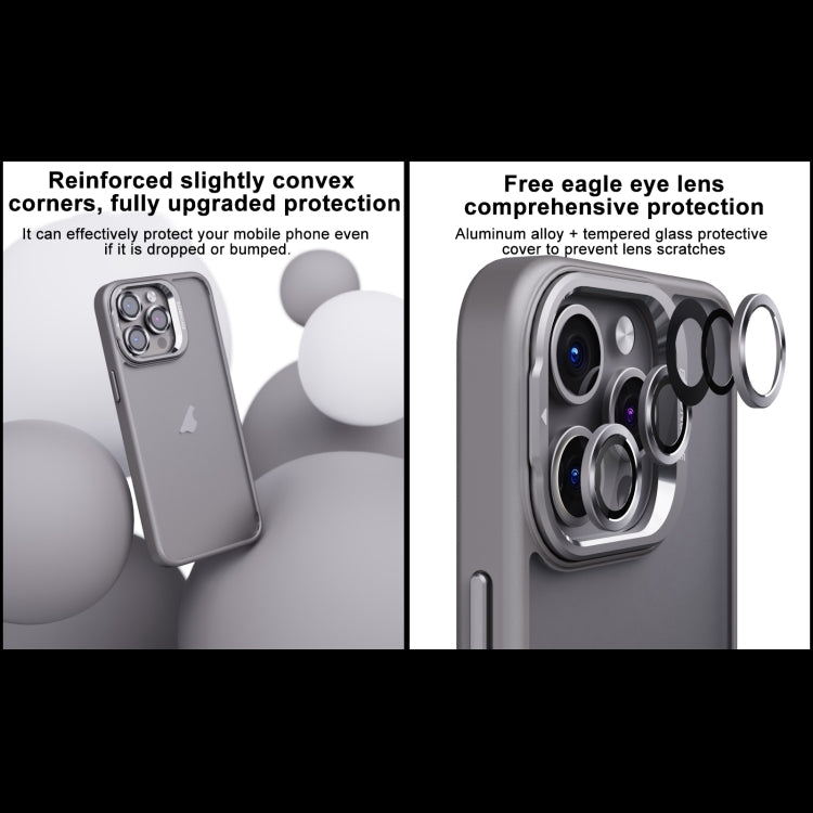 Invisible Lens Holder PC + TPU Frosted Phone Case, For iPhone 13