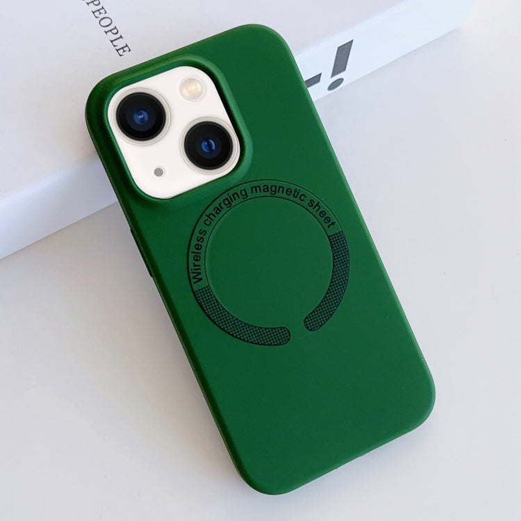MagSafe Magnetic Liquid Silicone Phone Case, For iPhone 13, For iPhone 12
