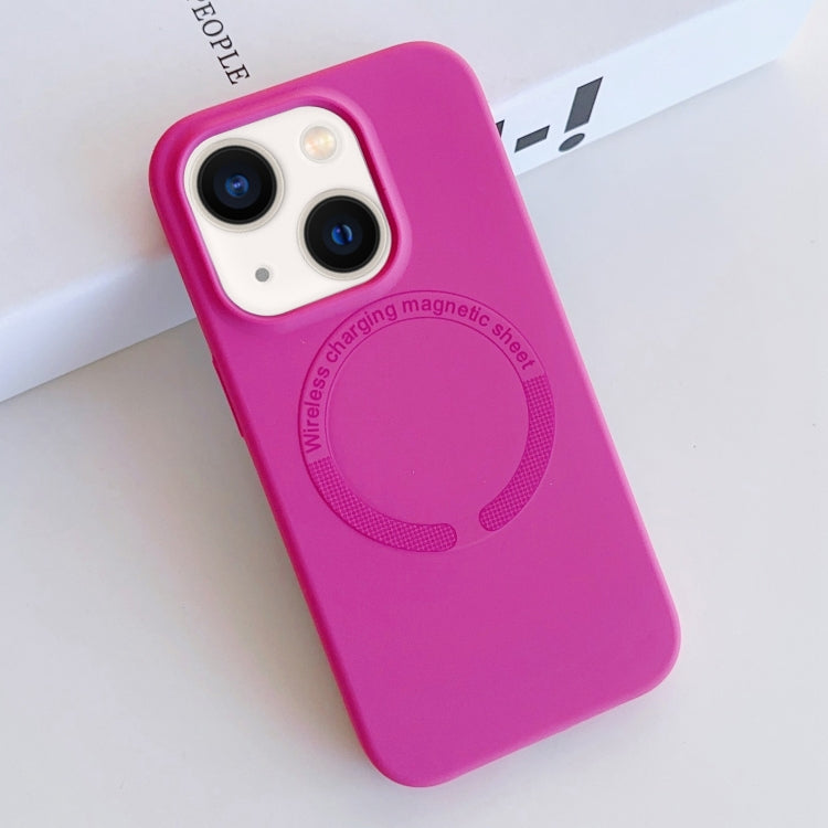 MagSafe Magnetic Liquid Silicone Phone Case, For iPhone 13, For iPhone 12