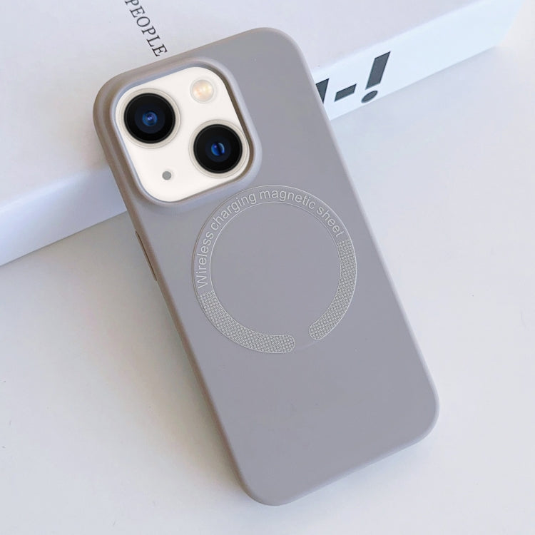 MagSafe Magnetic Liquid Silicone Phone Case, For iPhone 13, For iPhone 12