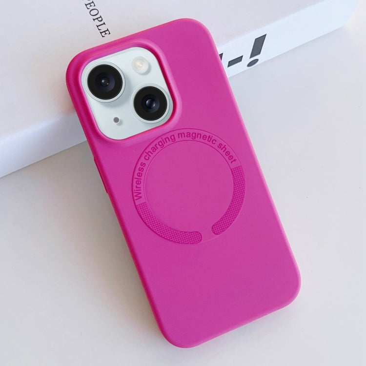 MagSafe Magnetic Liquid Silicone Phone Case, For iPhone 15 Plus, For iPhone 15
