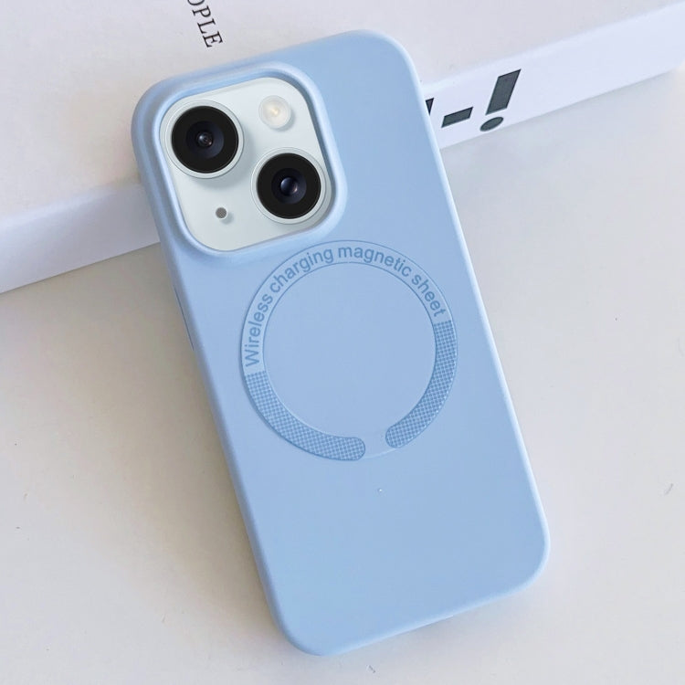 MagSafe Magnetic Liquid Silicone Phone Case, For iPhone 15 Plus, For iPhone 15