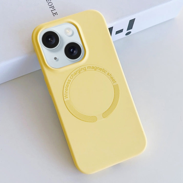 MagSafe Magnetic Liquid Silicone Phone Case, For iPhone 15 Plus, For iPhone 15