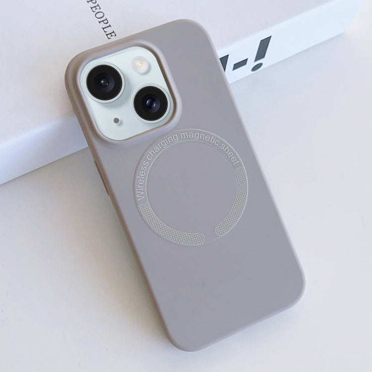 MagSafe Magnetic Liquid Silicone Phone Case, For iPhone 15 Plus, For iPhone 15